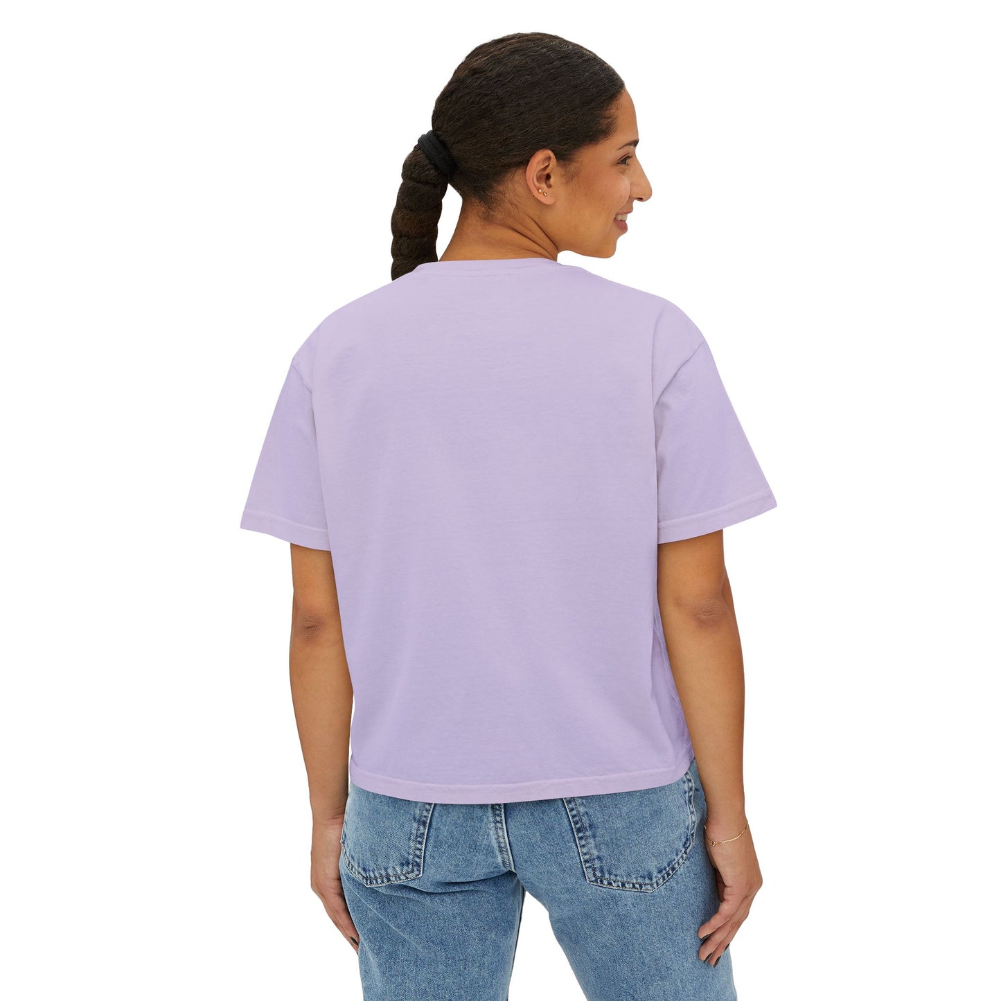 Check the Girls, Breast Cancer Awareness Women's Boxy Tee
