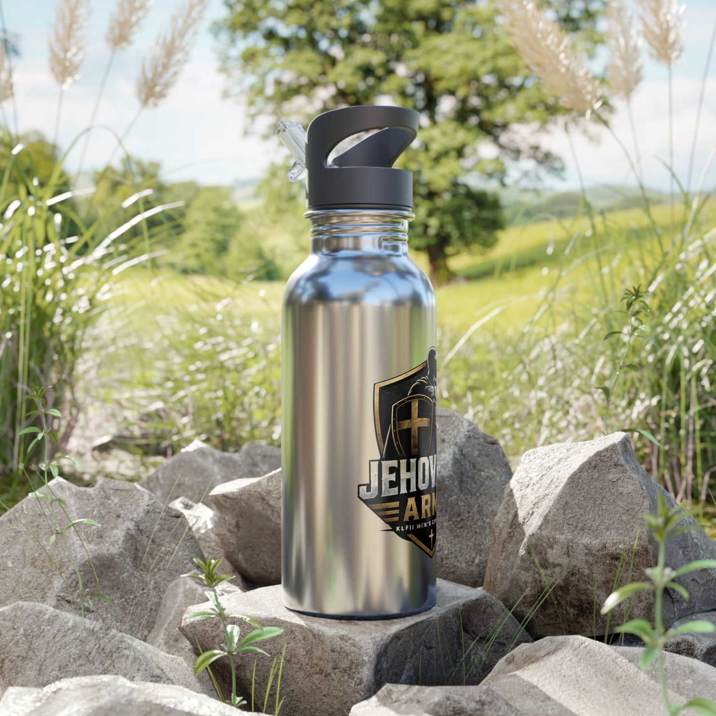 Jehovah's Army Stainless Steel Water Bottle (20oz)