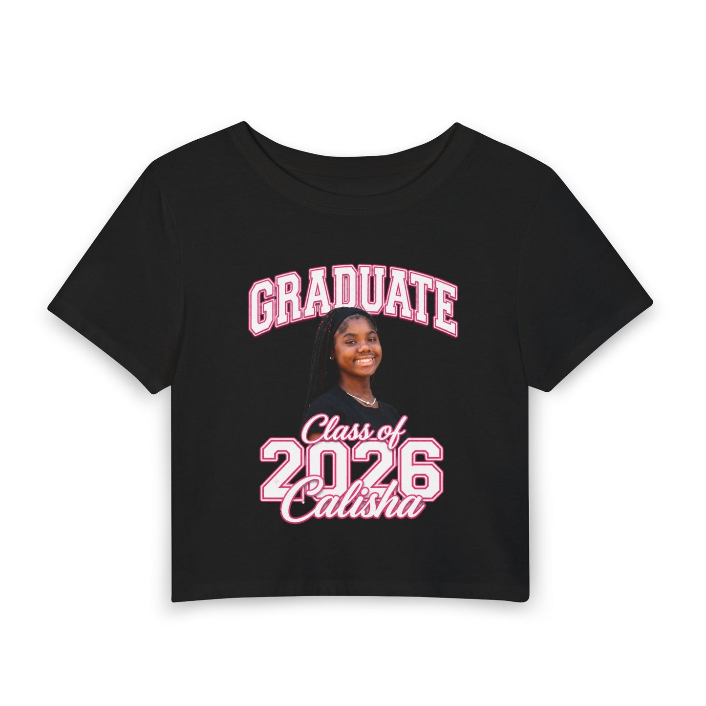 Graduate Class of 2026 Personalized Photo Baby Tee
