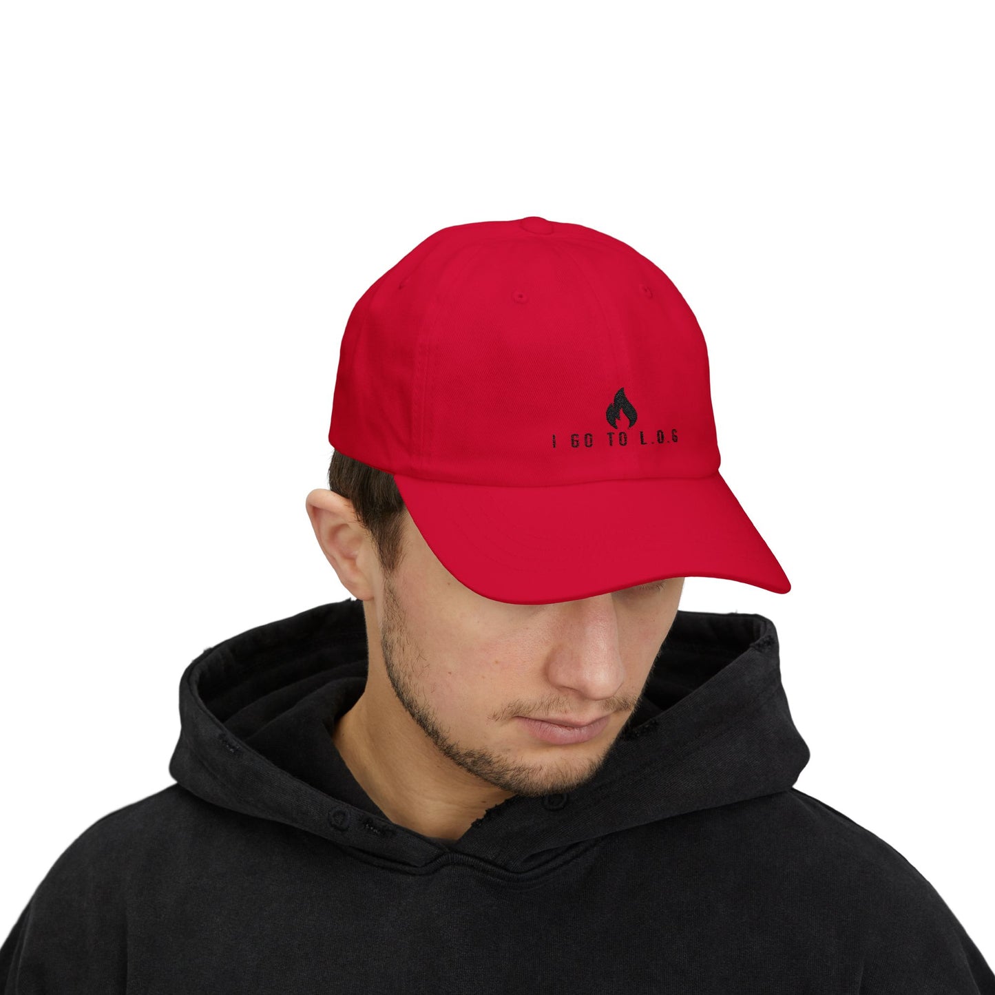 LOG Classic Dad Cap - Stylish Adjustable Hat, Perfect Gift for Father's Day, Casual Wear, Outdoor Activity, Summer Sun Protection