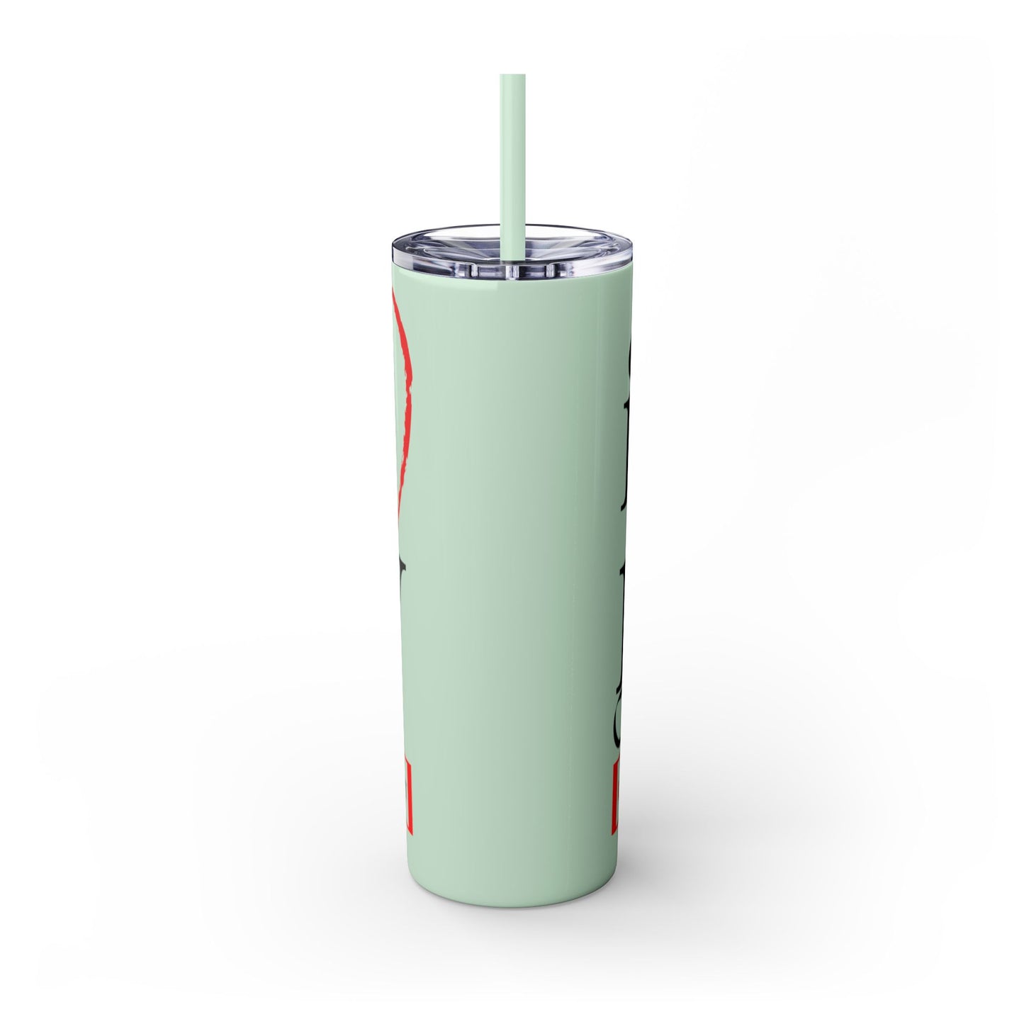 LOG I Love My Church Skinny Tumbler with Straw, 20oz - Perfect for Home, Gifts, Christian Events, Coffee Lovers, and Everyday Use