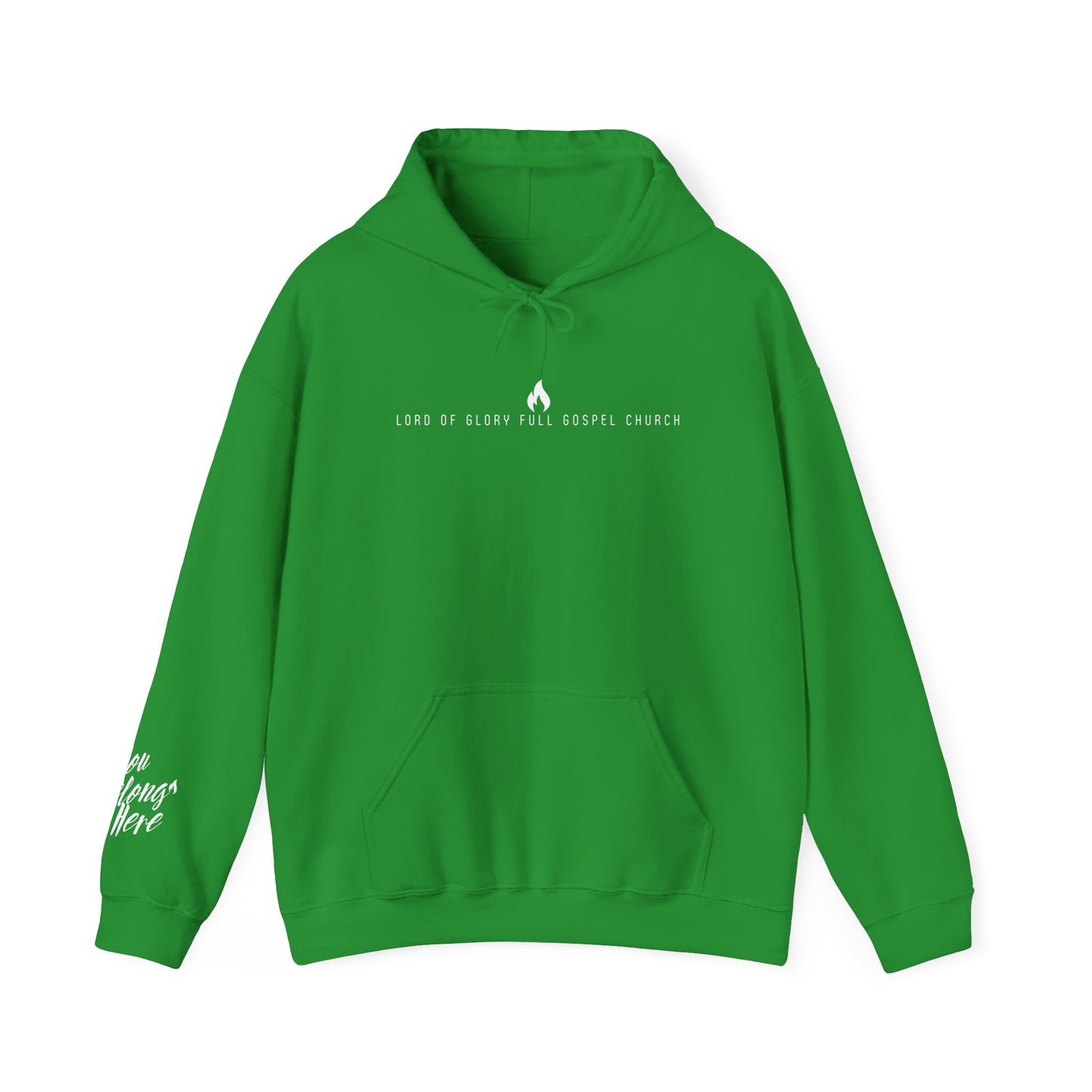 LOG Hoodie: Inspirational Unisex Hooded Sweatshirt for Faith & Comfort, Church Apparel, Cozy Gift for Friends & Family, Everyday Wear, Gospel Message