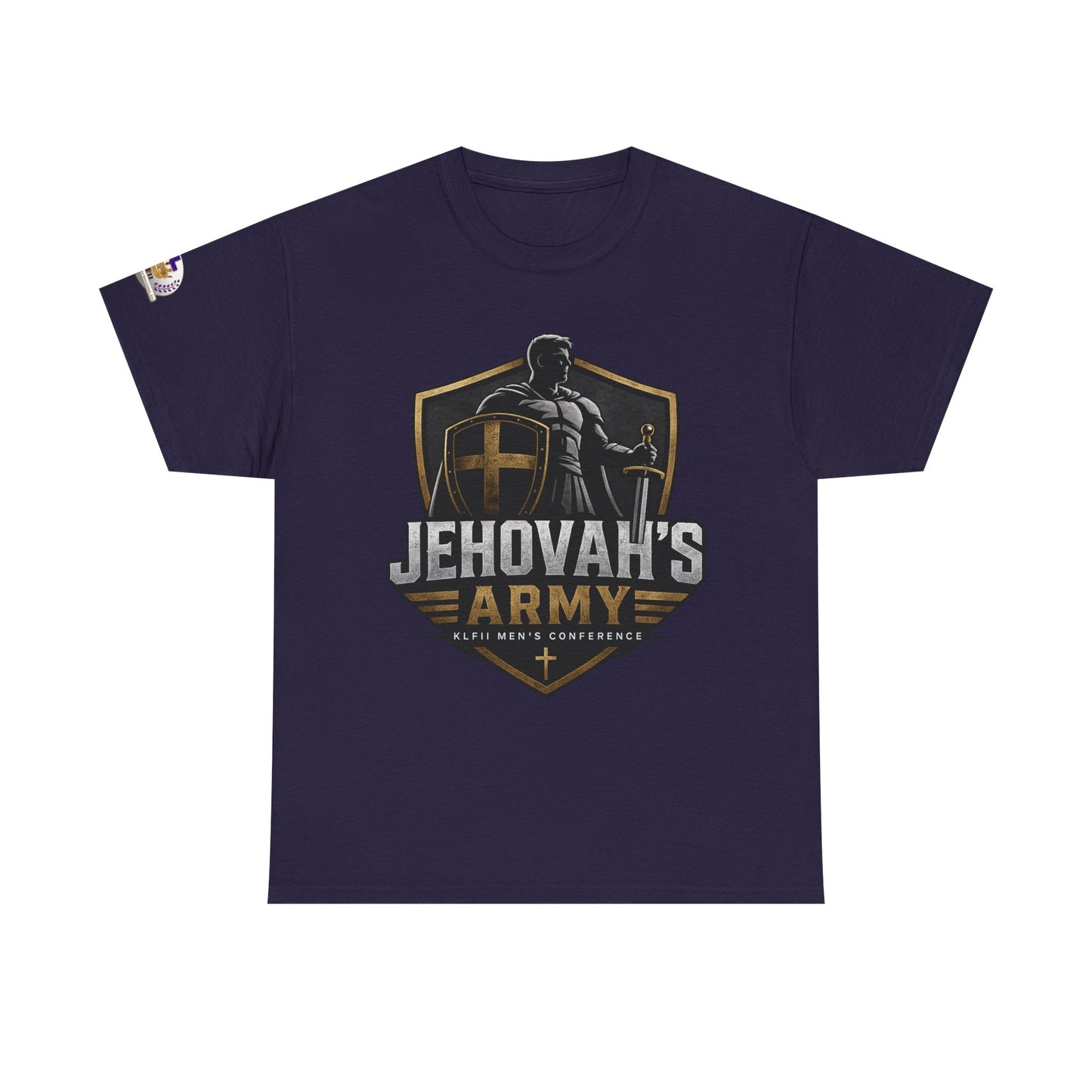 Jehovah's Army Graphic Tee Option — 'No Reserve No Retreat No Surrender' Christian Faith T-Shirt