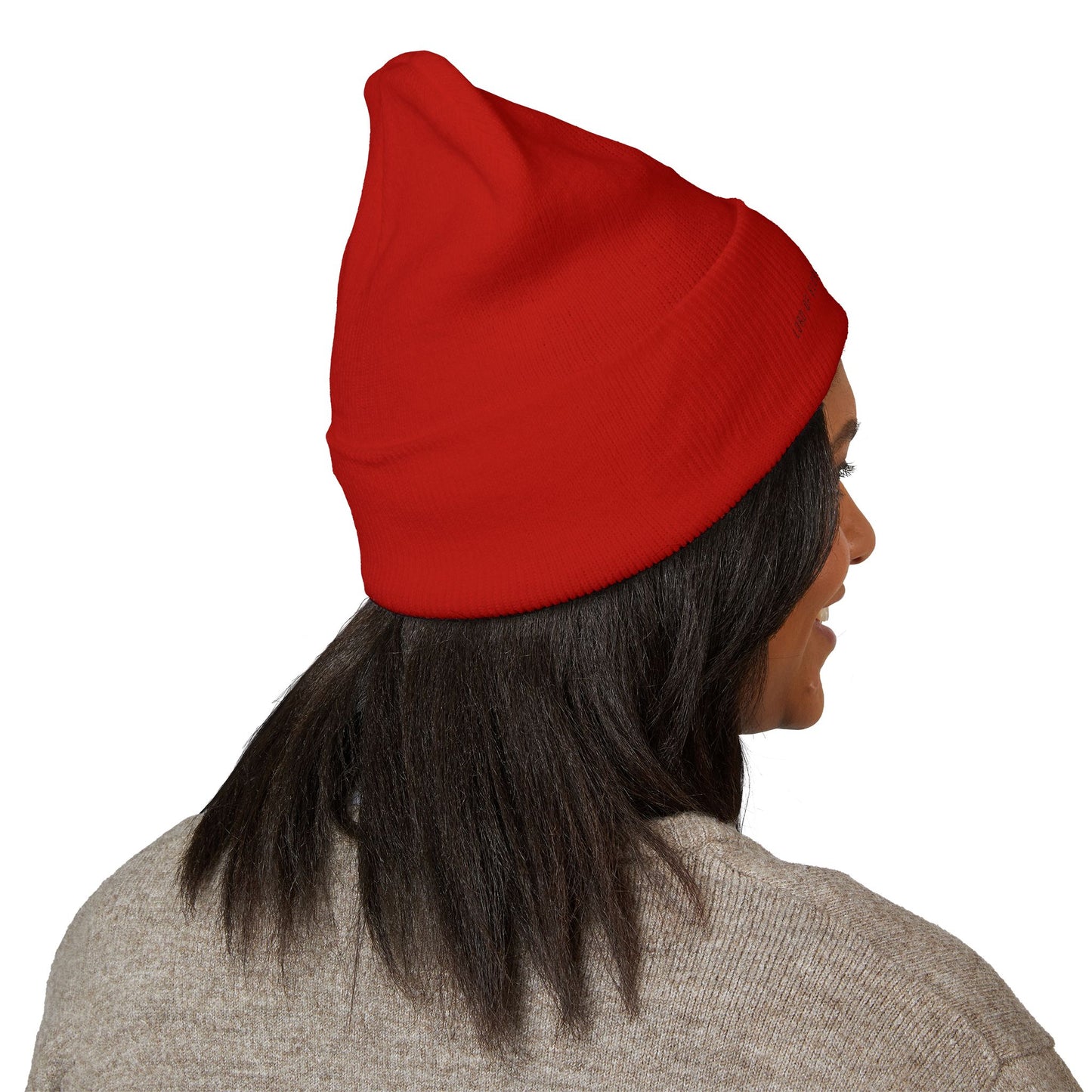 LOG Embroidered Classic Cuffed Beanie, Warm Winter Hat