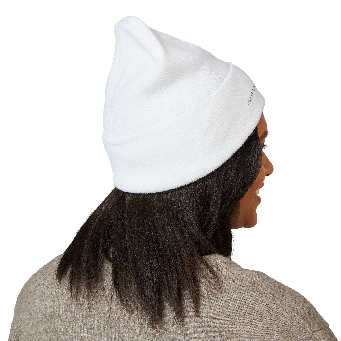 LOG Embroidered Classic Cuffed Beanie, Warm Winter Hat
