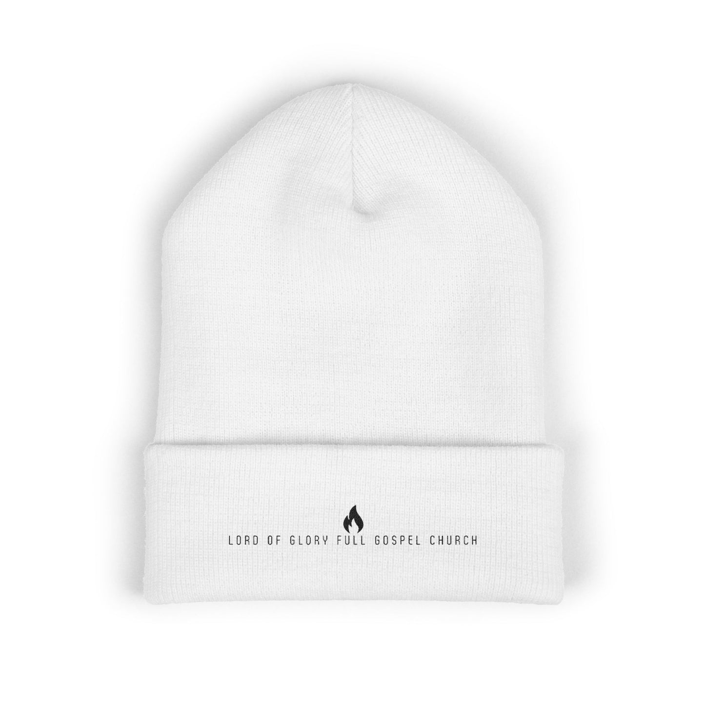 LOG Embroidered Classic Cuffed Beanie, Warm Winter Hat