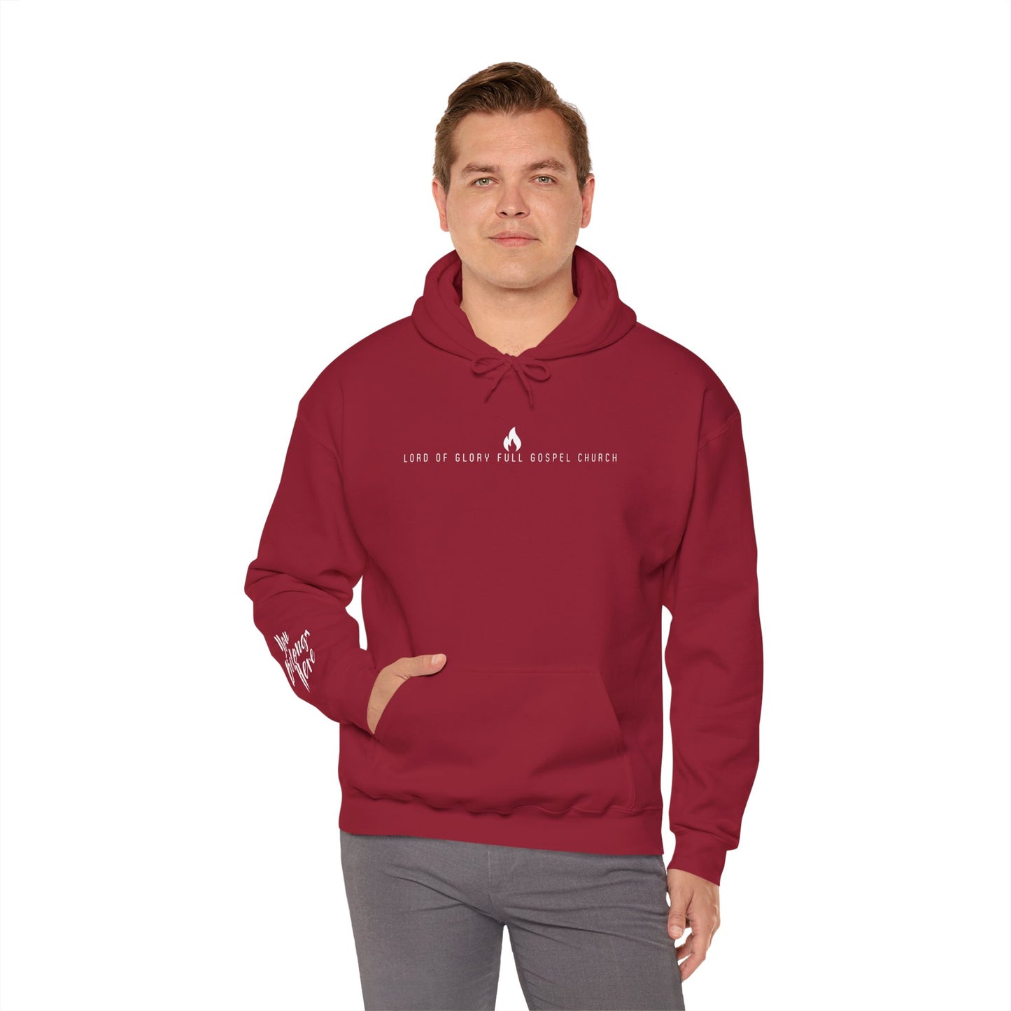 LOG Hoodie: Inspirational Unisex Hooded Sweatshirt for Faith & Comfort, Church Apparel, Cozy Gift for Friends & Family, Everyday Wear, Gospel Message