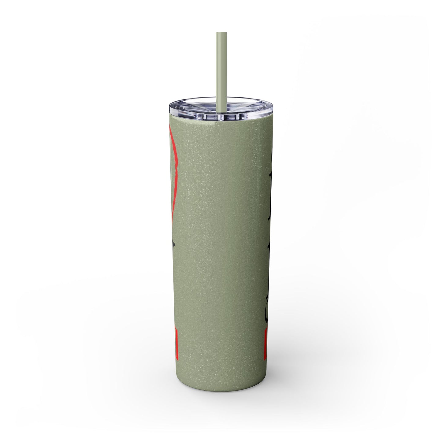 LOG I Love My Church Skinny Tumbler with Straw, 20oz - Perfect for Home, Gifts, Christian Events, Coffee Lovers, and Everyday Use