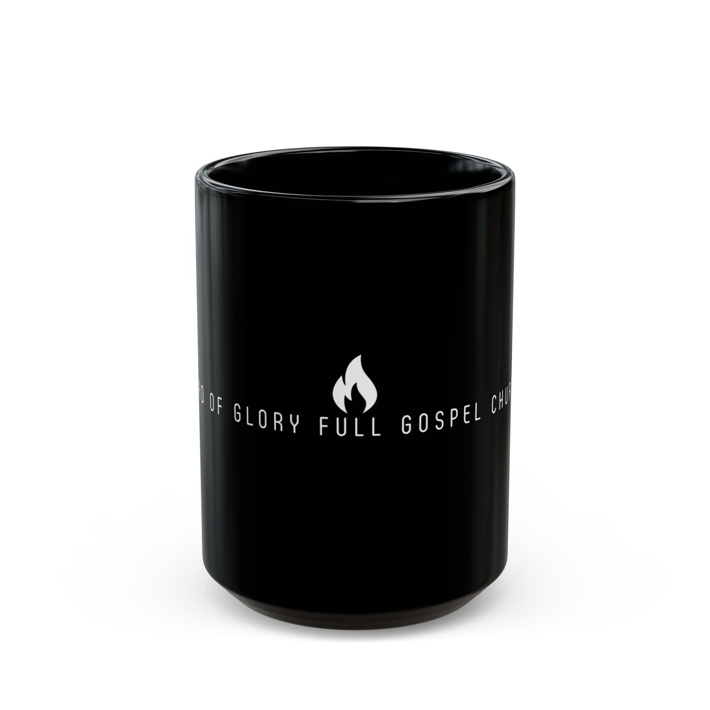 LOG Sleek Black Mug with Inspirational Design | Perfect for Coffee Lovers, Gifts, Church Events, Daily Motivation, and Home Decor