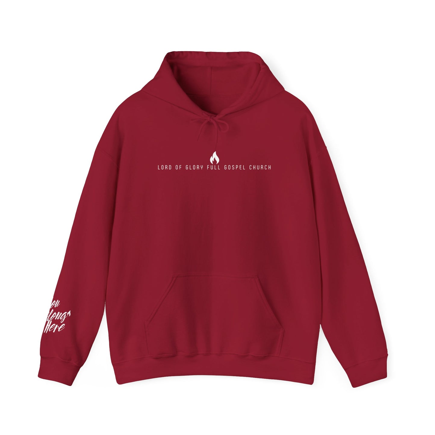 LOG Hoodie: Inspirational Unisex Hooded Sweatshirt for Faith & Comfort, Church Apparel, Cozy Gift for Friends & Family, Everyday Wear, Gospel Message