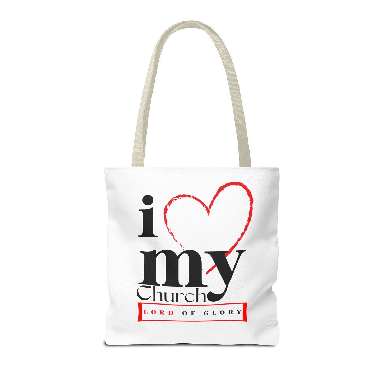 LOG Stylish Tote Bag for Church Lovers | Customizable, Faith-Based Gift,