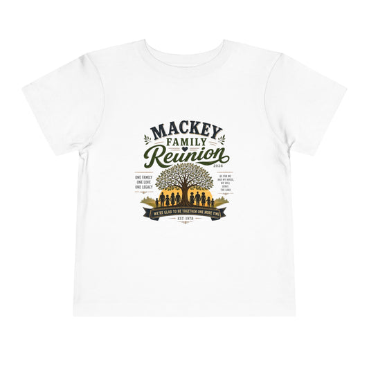 Toddler Short Sleeve Tee-Mackey Family Reunion