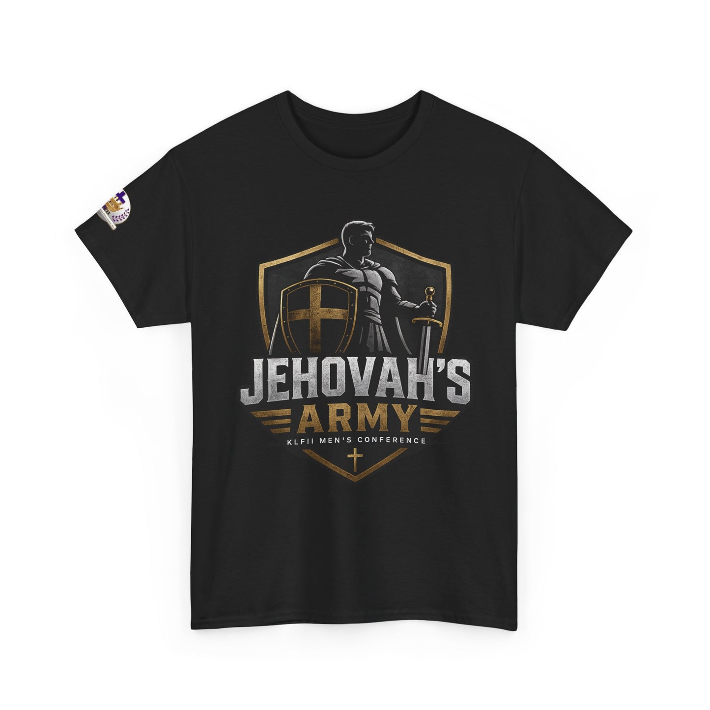 Jehovah's Army Graphic Tee Option — 'No Reserve No Retreat No Surrender' Christian Faith T-Shirt