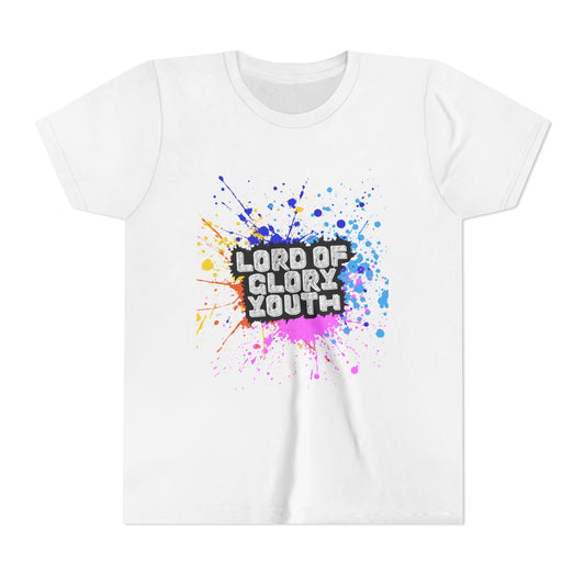 Lord of Glory Youth Short Sleeve Tee - Lord of Glory, Fun Casual Wear, Kids’ Birthday Gift, Summer Outfits, Inspirational T-Shirt