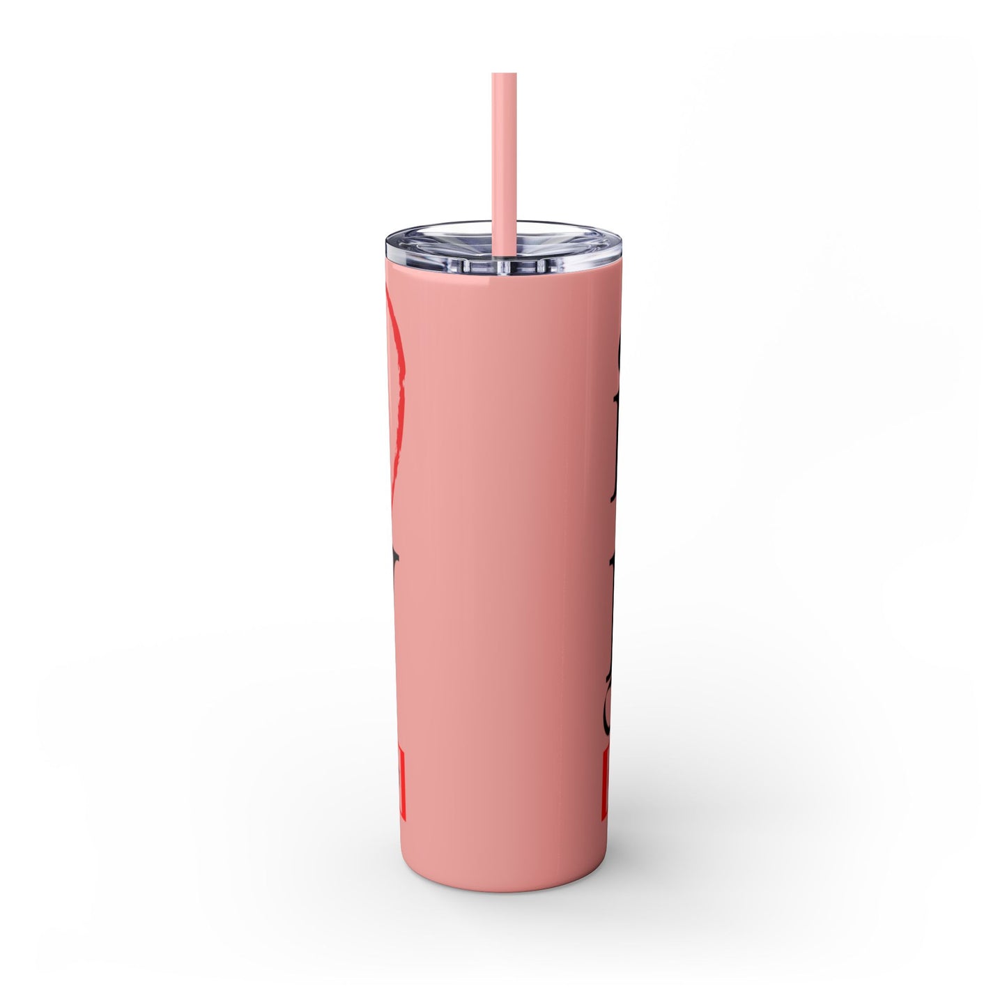 LOG I Love My Church Skinny Tumbler with Straw, 20oz - Perfect for Home, Gifts, Christian Events, Coffee Lovers, and Everyday Use