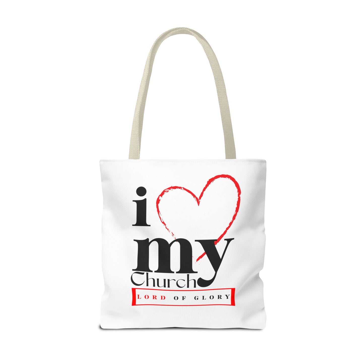 LOG Stylish Tote Bag for Church Lovers | Customizable, Faith-Based Gift,