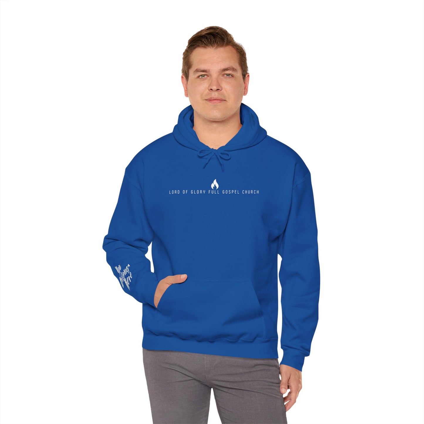 LOG Hoodie: Inspirational Unisex Hooded Sweatshirt for Faith & Comfort, Church Apparel, Cozy Gift for Friends & Family, Everyday Wear, Gospel Message