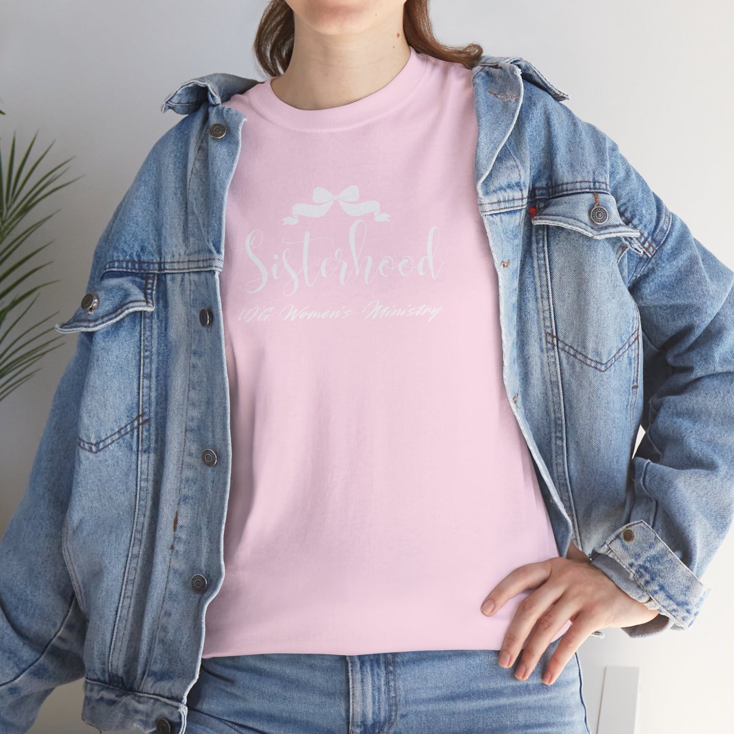 LOG Sisterhood: Unisex Heavy Cotton Tee, Friendship Gift, Cozy Summer Top, Casual Wear, Perfect for Family Celebrations,