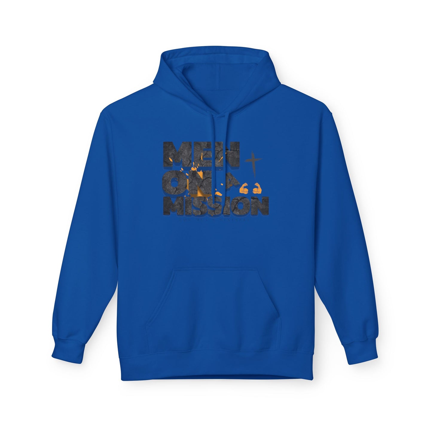 LOG Men on a Mission Hoodie - Inspirational Unisex Fleece, Perfect for Faith Groups, Motivational Apparel, Gift for Encouragement