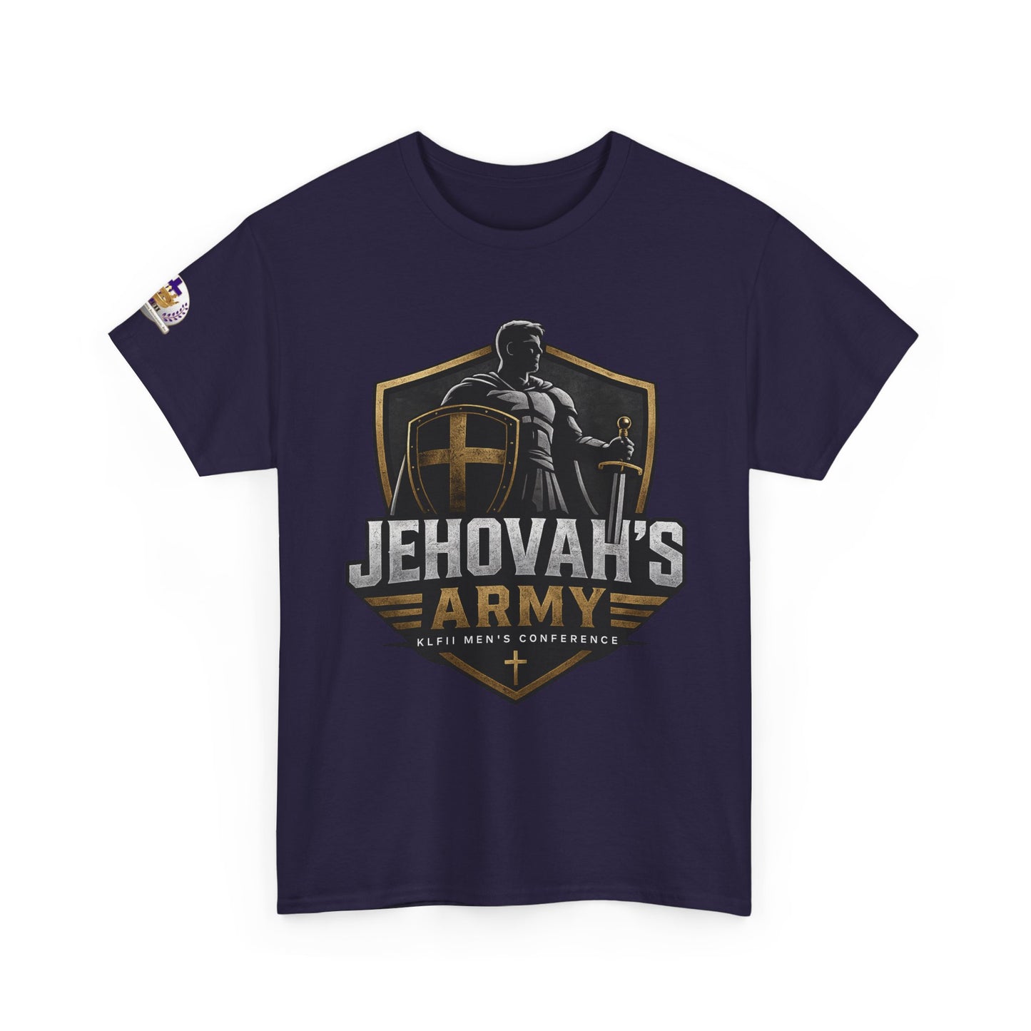 Jehovah's Army Graphic Tee Option — 'No Reserve No Retreat No Surrender' Christian Faith T-Shirt