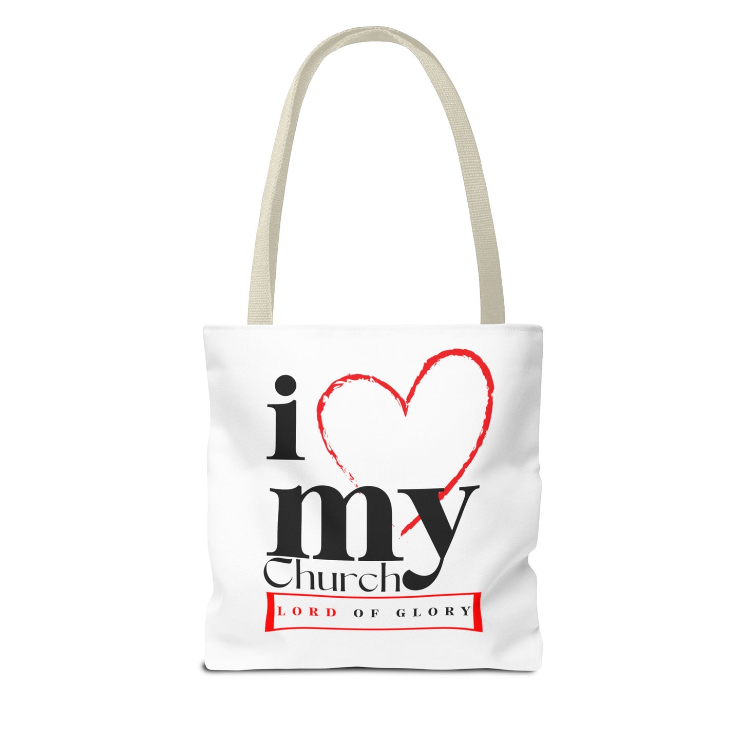 LOG Stylish Tote Bag for Church Lovers | Customizable, Faith-Based Gift,