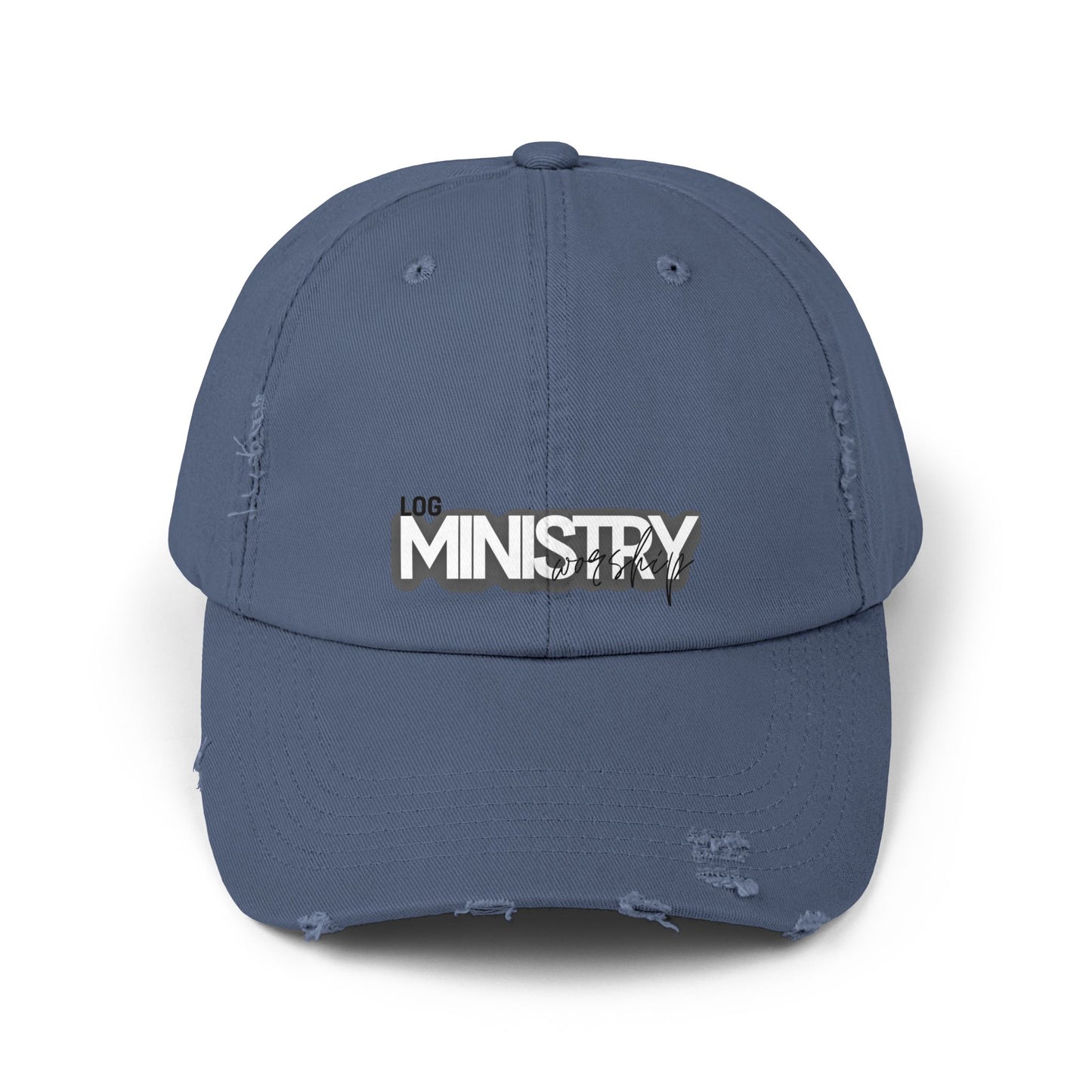 LOG Unisex Distressed Cap with 'MINISTRY': Design, Trendy Baseball Hat for Casual Outfits, Gift for Friends, Daily Wear, Festival [...]