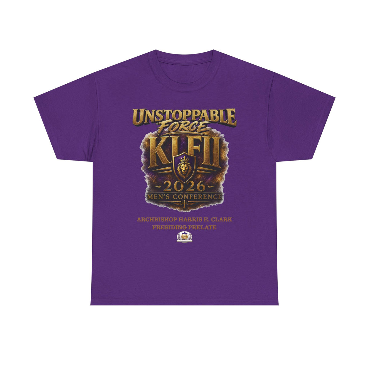KLFII Main(FRIDAY NIGHT) T-SHIRT 2026 Men's Conference (Please order by 9/7) *Please Click on Add Personalized Design To Add Your Name*