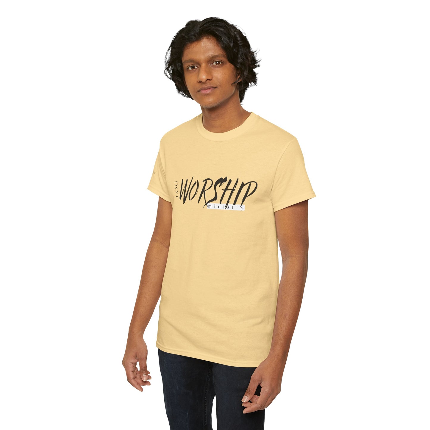 LOG Worship Graphic Tee - Unisex Heavy Cotton Shirt for Faith, Spirituality, Casual Wear, Gifts for Believers, Church Events, [...]