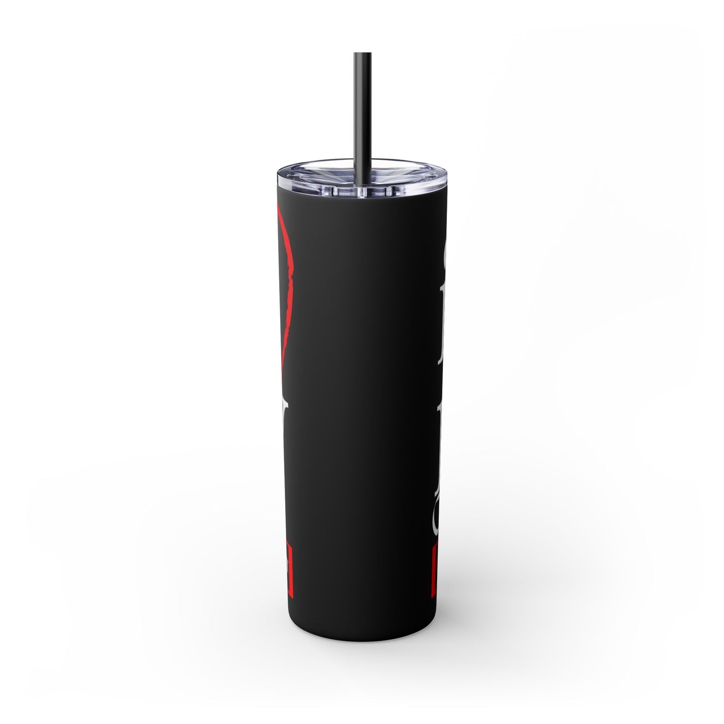 LOG I Love My Church Skinny Tumbler with Straw, 20oz - Perfect for Home, Gifts, Christian Events, Coffee Lovers, and Everyday Use