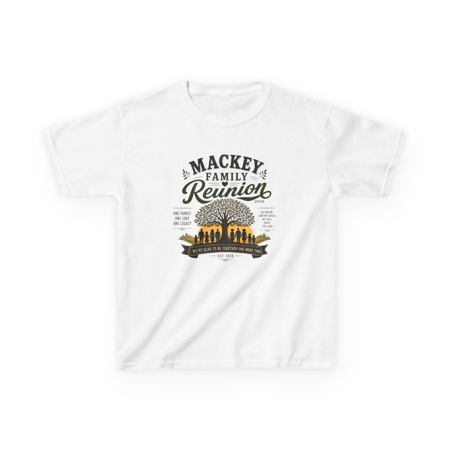 Kids Tee — 'Mackey Family Reunion' Custom Youth T-Shirt