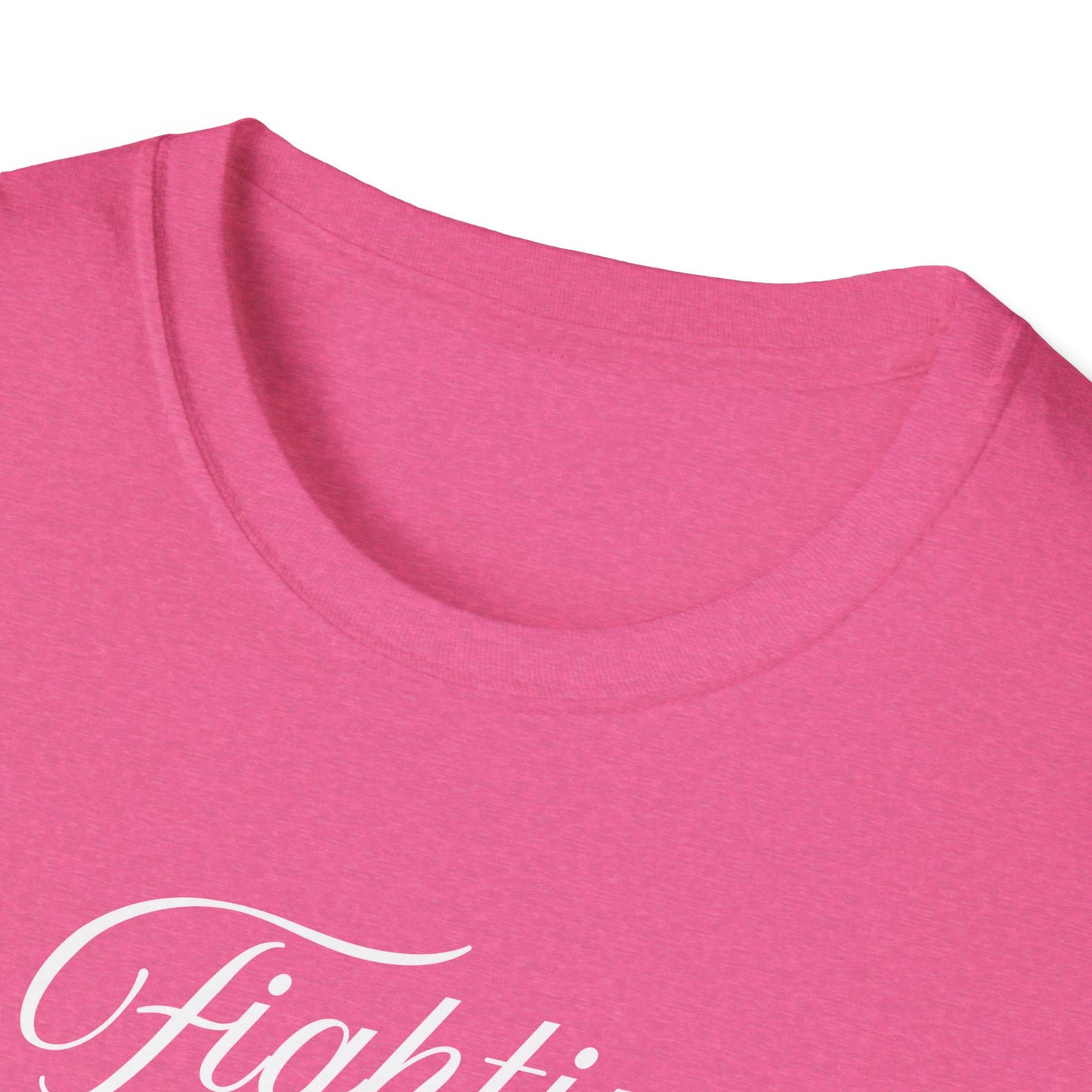 Fighting With Faith T-Shirt, Unisex Cancer Awareness Shirt, Inspirational Tee, Supportive Gift, Pink Ribbon Top