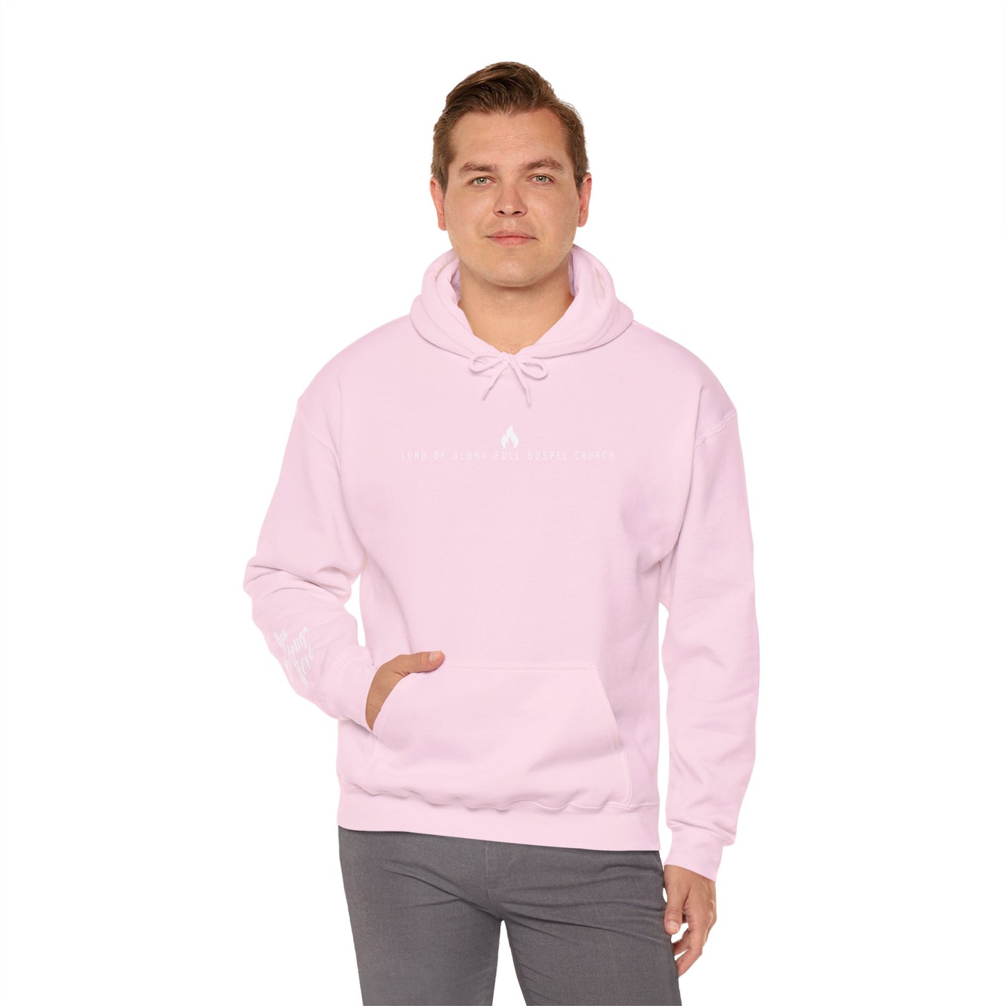 LOG Hoodie: Inspirational Unisex Hooded Sweatshirt for Faith & Comfort, Church Apparel, Cozy Gift for Friends & Family, Everyday Wear, Gospel Message