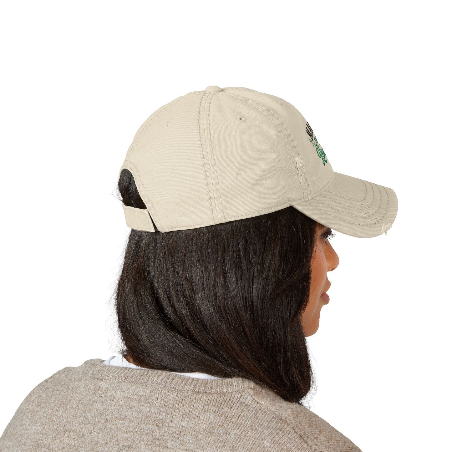 Family Reunion Embroidered Dad Hat — Distressed Mackey Reunion Cap