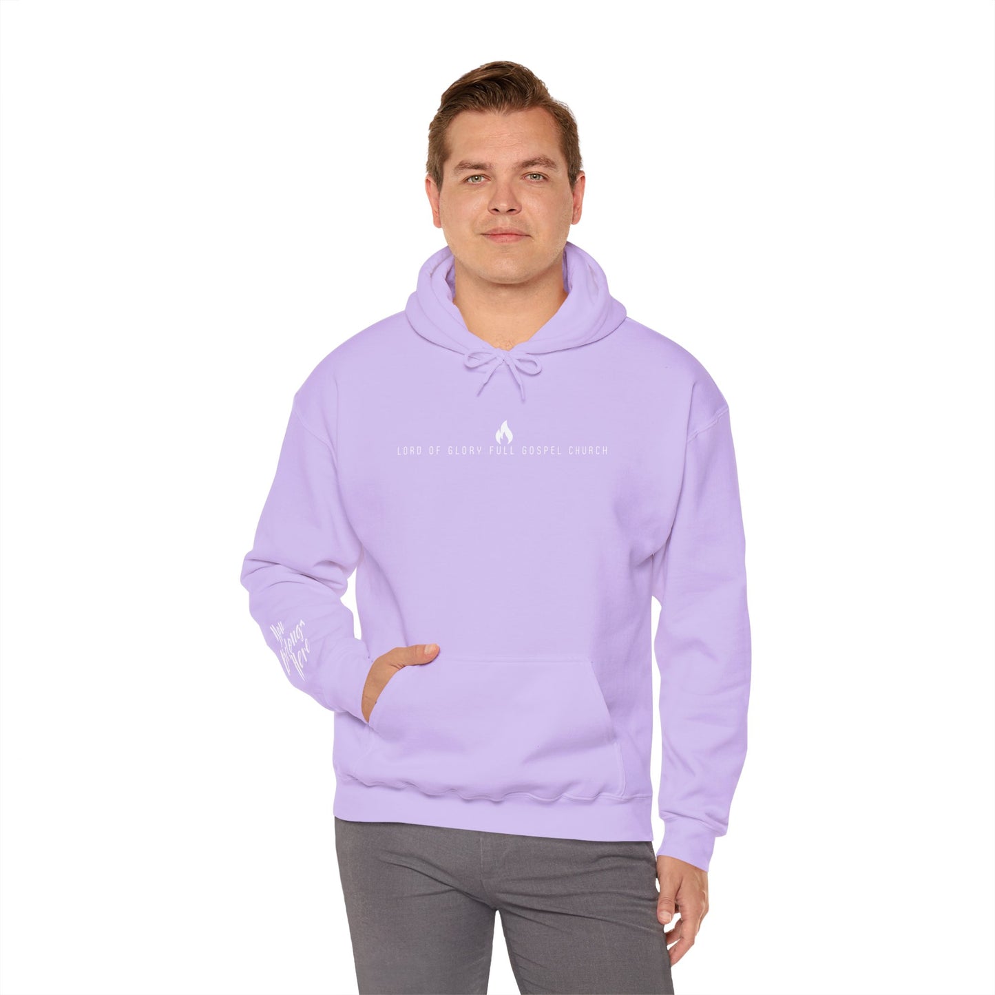 LOG Hoodie: Inspirational Unisex Hooded Sweatshirt for Faith & Comfort, Church Apparel, Cozy Gift for Friends & Family, Everyday Wear, Gospel Message