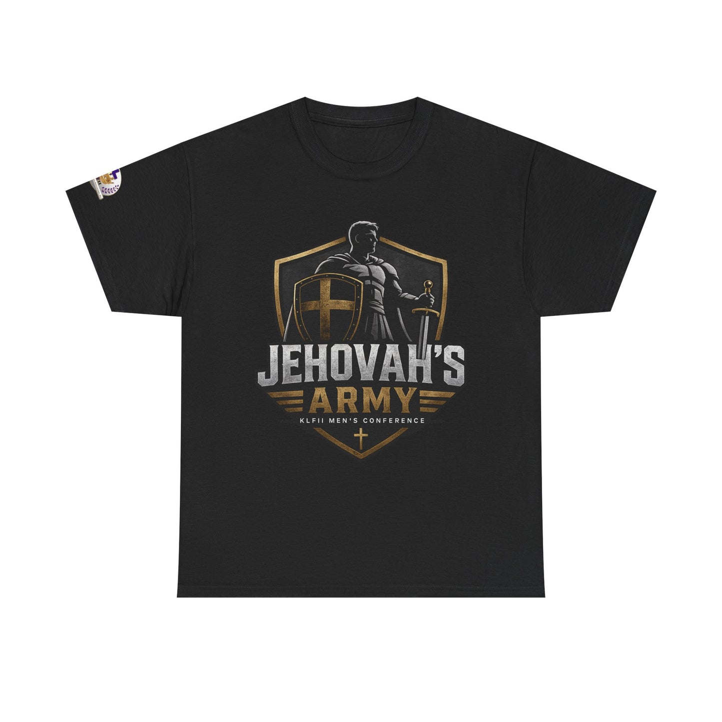 Jehovah's Army Graphic Tee Option — 'No Reserve No Retreat No Surrender' Christian Faith T-Shirt