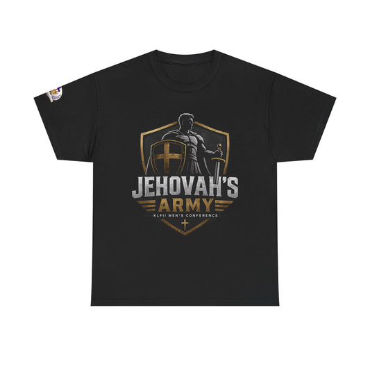 Jehovah's Army Graphic Tee Option — 'No Reserve No Retreat No Surrender' Christian Faith T-Shirt