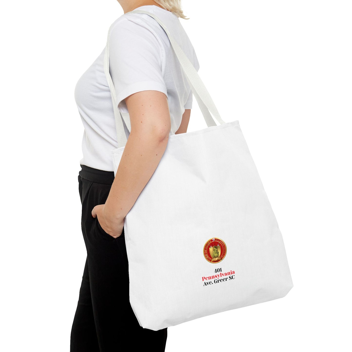 LOG Stylish Tote Bag for Church Lovers | Customizable, Faith-Based Gift,