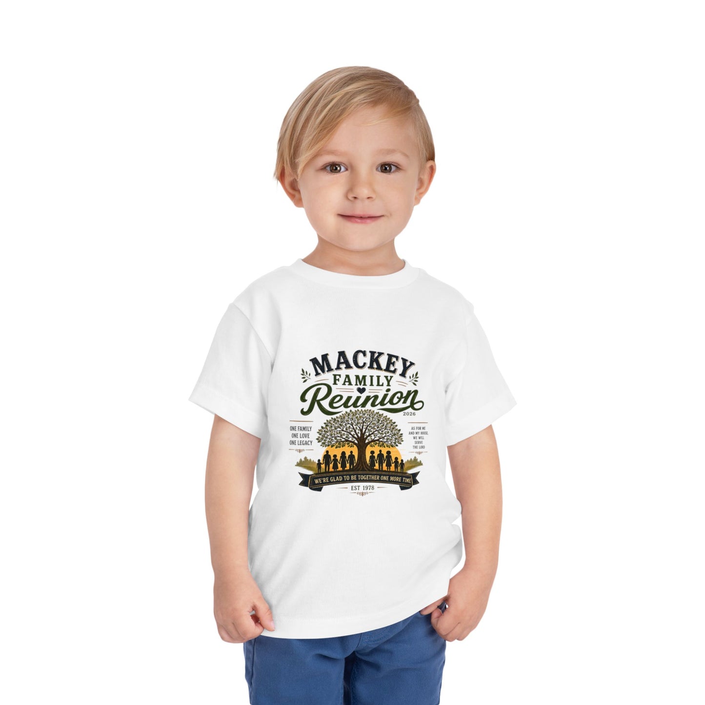 Toddler Short Sleeve Tee-Mackey Family Reunion