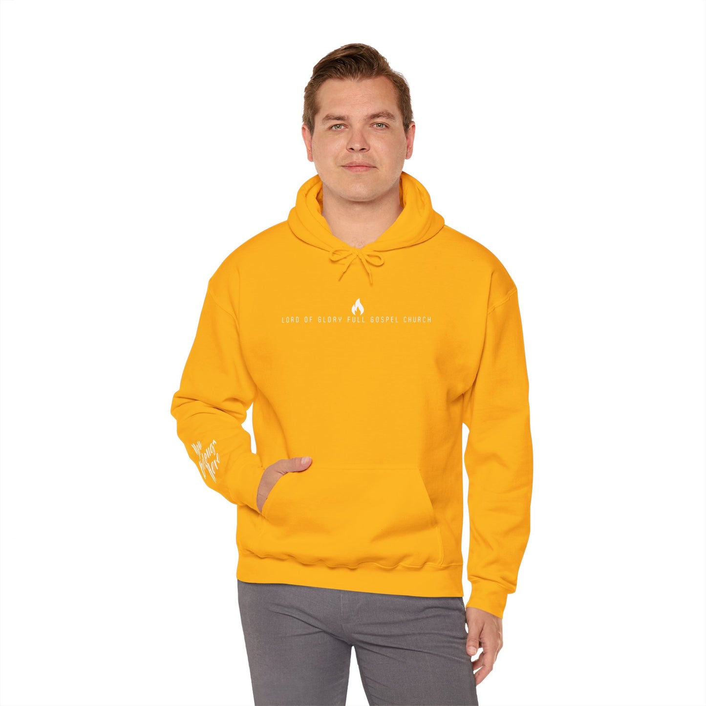 LOG Hoodie: Inspirational Unisex Hooded Sweatshirt for Faith & Comfort, Church Apparel, Cozy Gift for Friends & Family, Everyday Wear, Gospel Message
