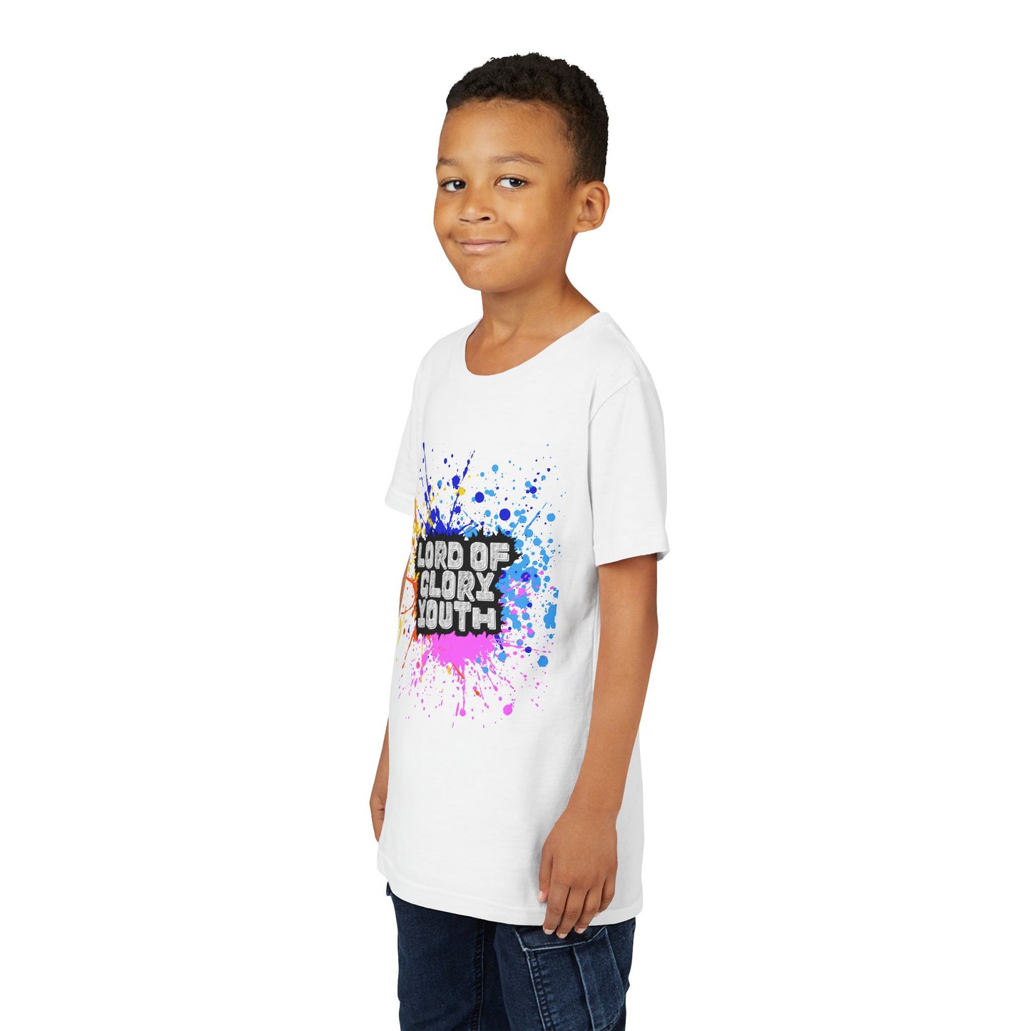 Lord of Glory Youth Short Sleeve Tee - Lord of Glory, Fun Casual Wear, Kids’ Birthday Gift, Summer Outfits, Inspirational T-Shirt
