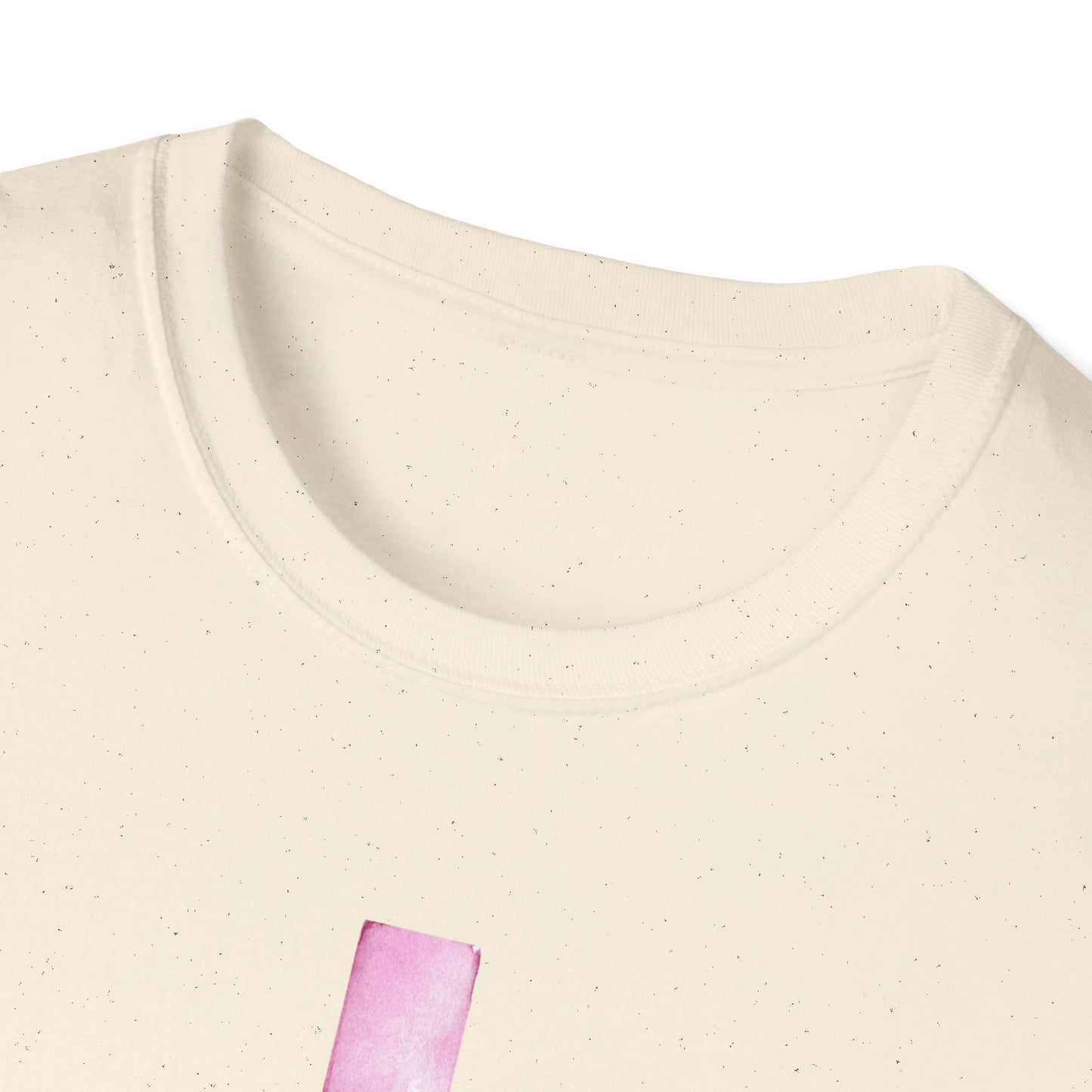 Pink Cross Fighting with Faith Unisex Softstyle T-Shirt, Faith Tee, Casual Wear, Christian Gift, Religious Apparel, Everyday Comfort