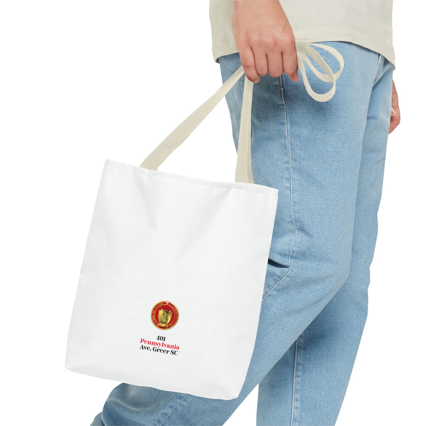LOG Stylish Tote Bag for Church Lovers | Customizable, Faith-Based Gift,