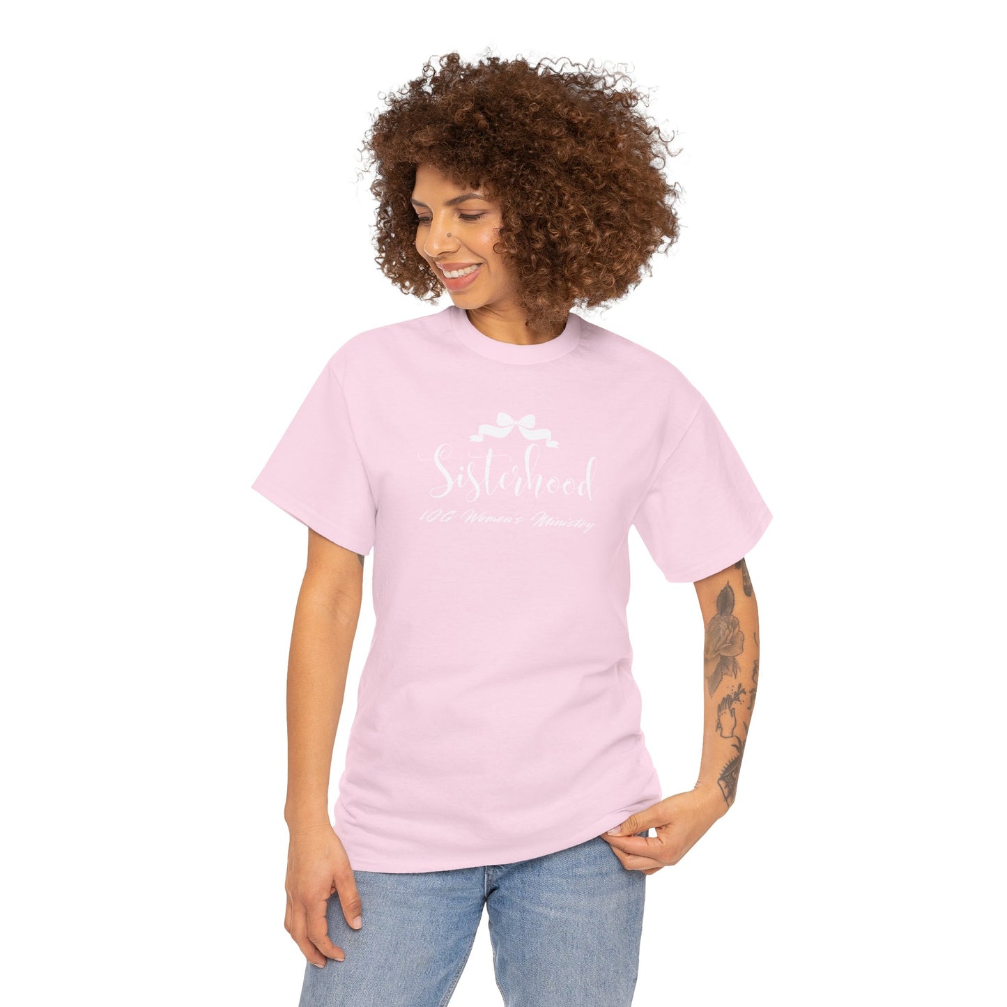 LOG Sisterhood: Unisex Heavy Cotton Tee, Friendship Gift, Cozy Summer Top, Casual Wear, Perfect for Family Celebrations,