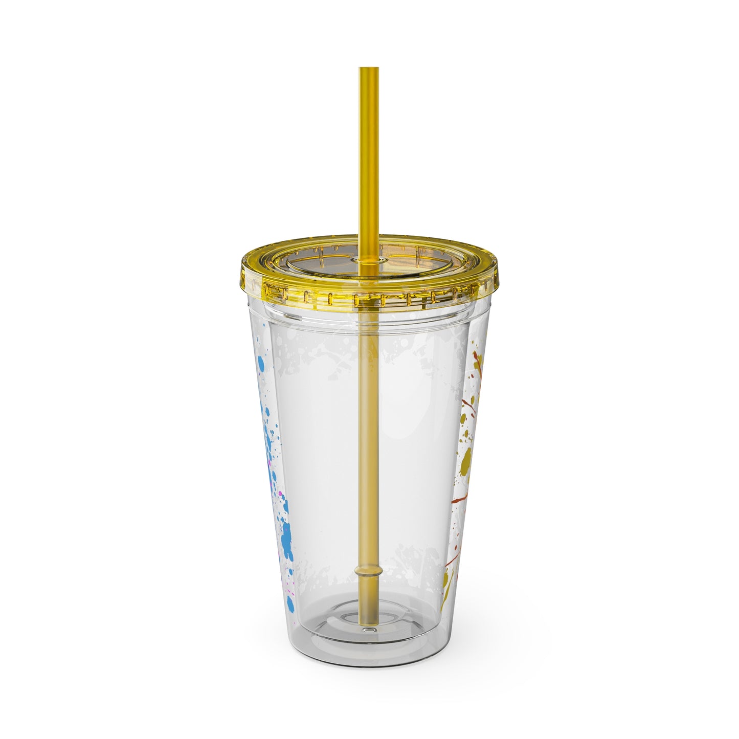 LOGColorful Youth Tumbler with Straw, Inspirational Drinkware for Teens, Summer Fun, Motivational Quotes, Birthday Gift