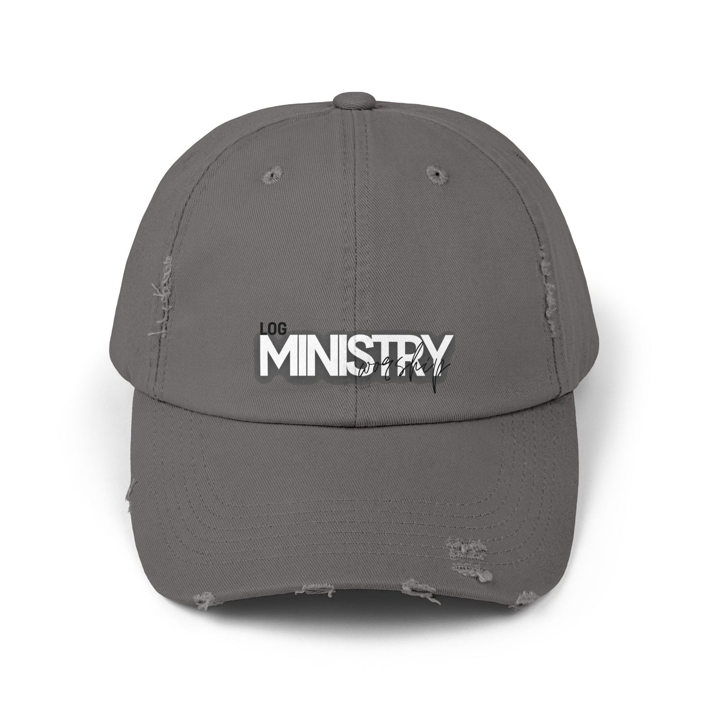 LOG Unisex Distressed Cap with 'MINISTRY': Design, Trendy Baseball Hat for Casual Outfits, Gift for Friends, Daily Wear, Festival [...]