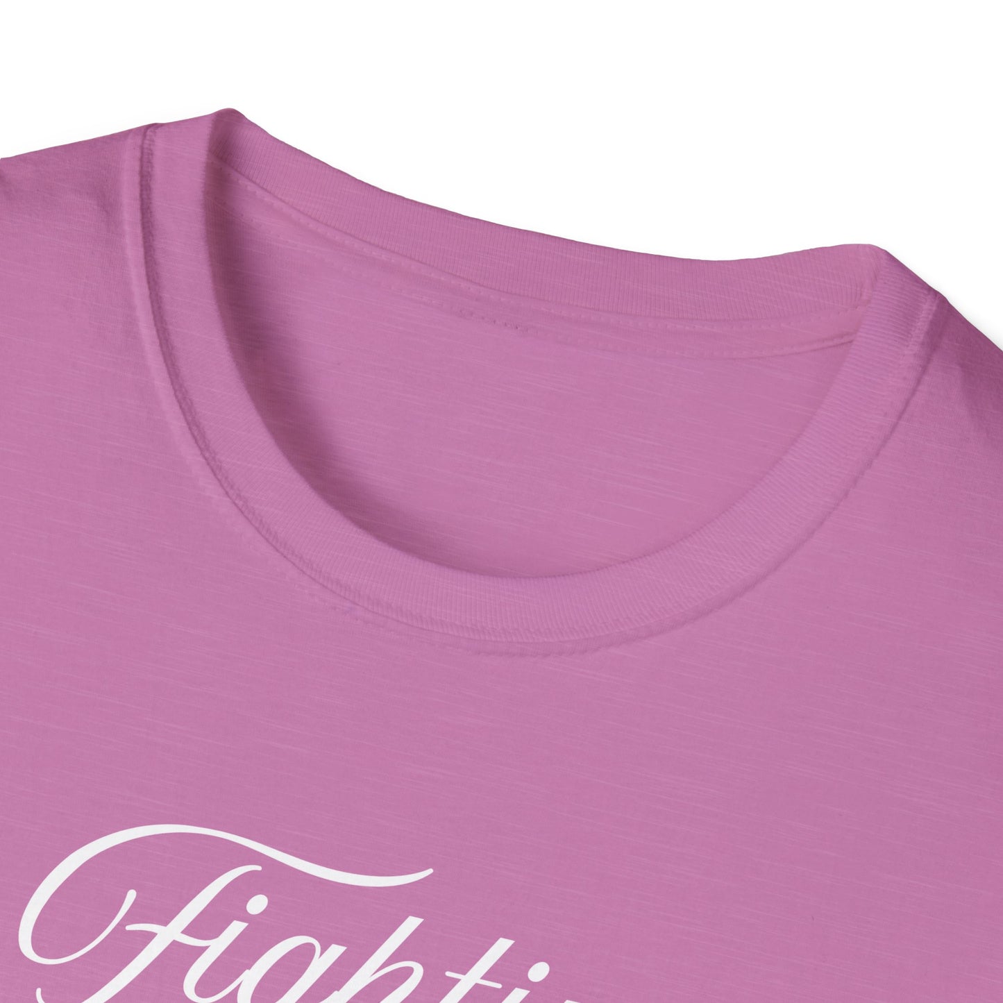 Fighting With Faith T-Shirt, Unisex Cancer Awareness Shirt, Inspirational Tee, Supportive Gift, Pink Ribbon Top