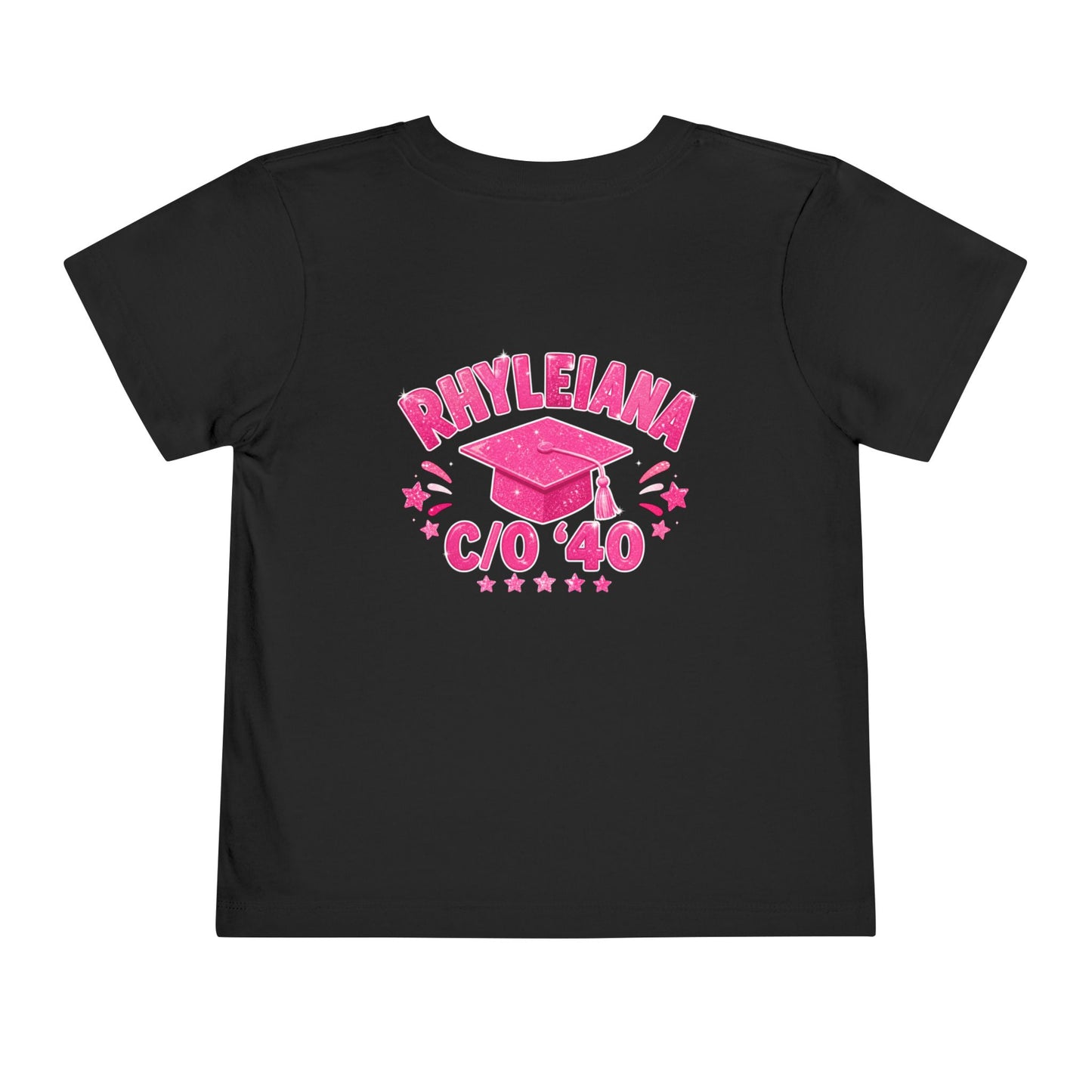 Toddler Tee(Rhy) — "Daycare Fun Look Out K4" Pink Graduation Shirt
