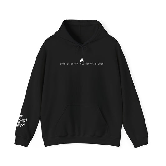 LOG Hoodie: Inspirational Unisex Hooded Sweatshirt for Faith & Comfort, Church Apparel, Cozy Gift for Friends & Family, Everyday Wear, Gospel Message