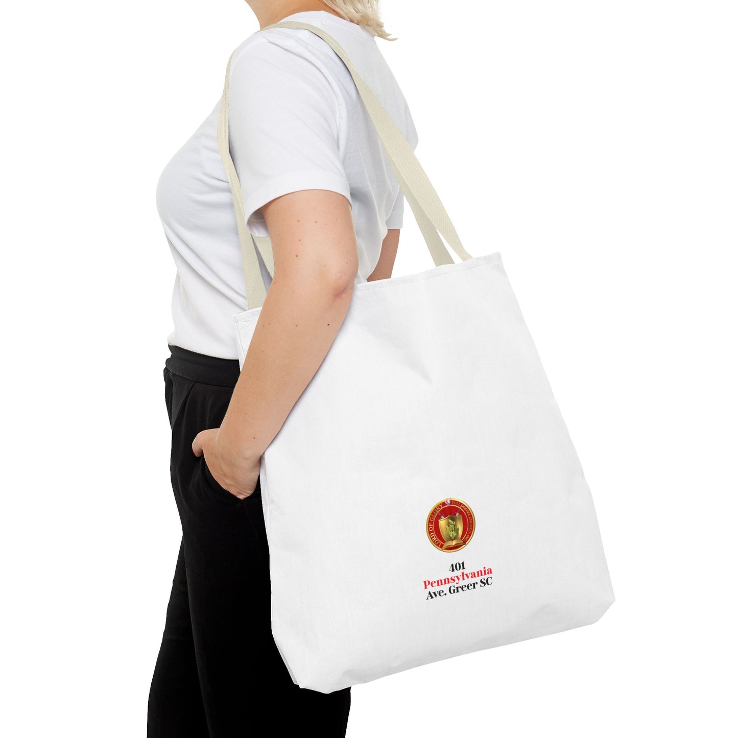 LOG Stylish Tote Bag for Church Lovers | Customizable, Faith-Based Gift,
