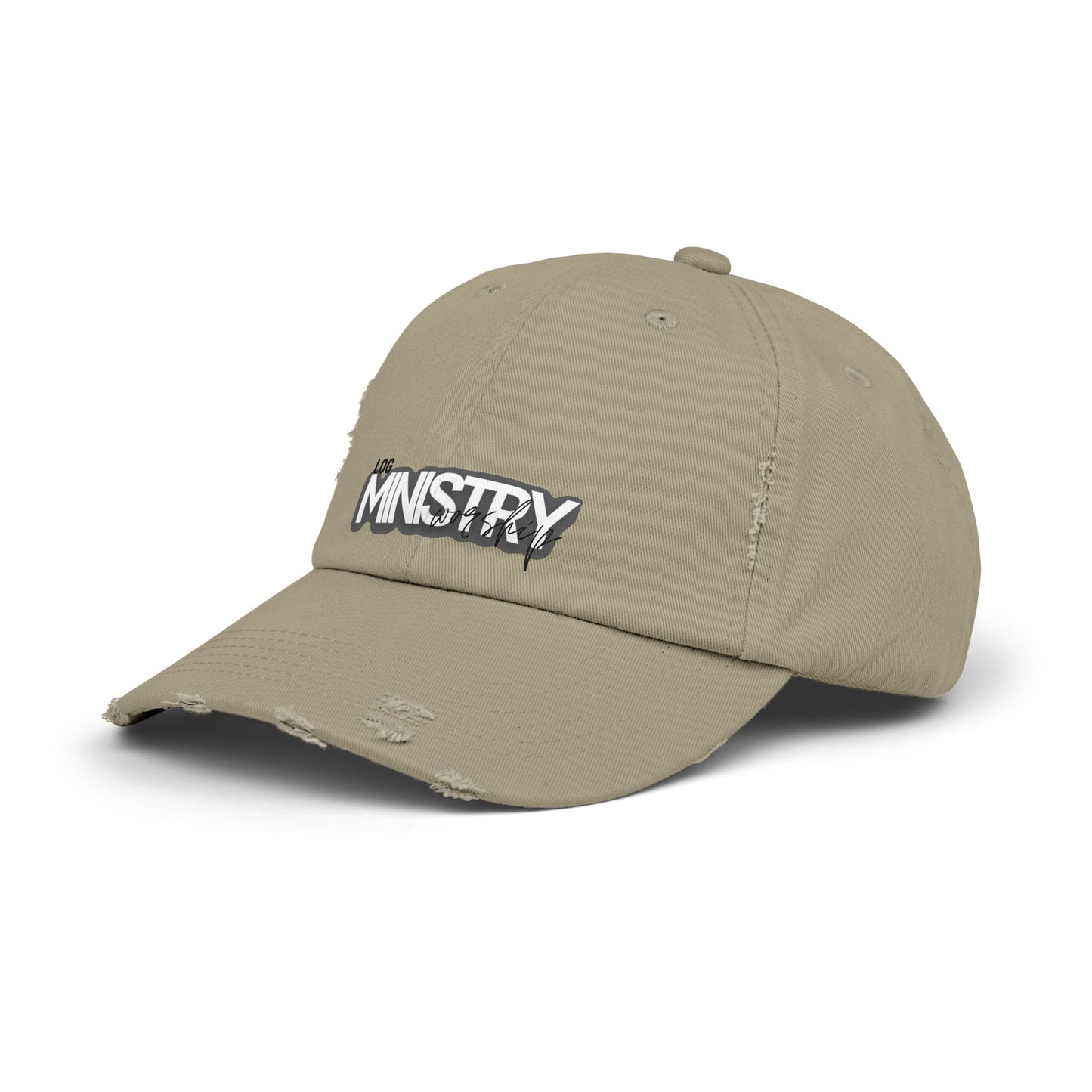 LOG Unisex Distressed Cap with 'MINISTRY': Design, Trendy Baseball Hat for Casual Outfits, Gift for Friends, Daily Wear, Festival [...]